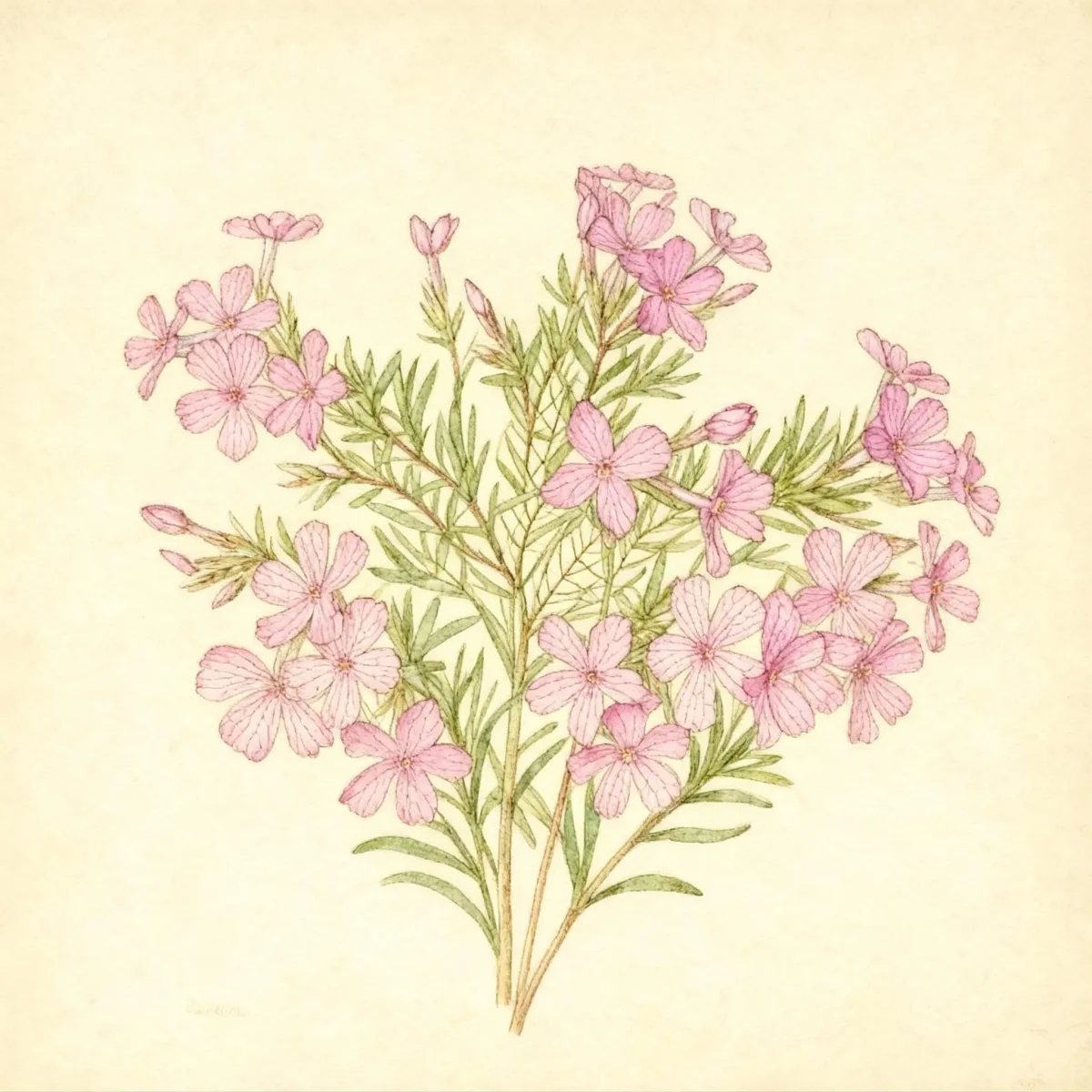 Moss phlox (Phlox subulata 'Emerald Pink')