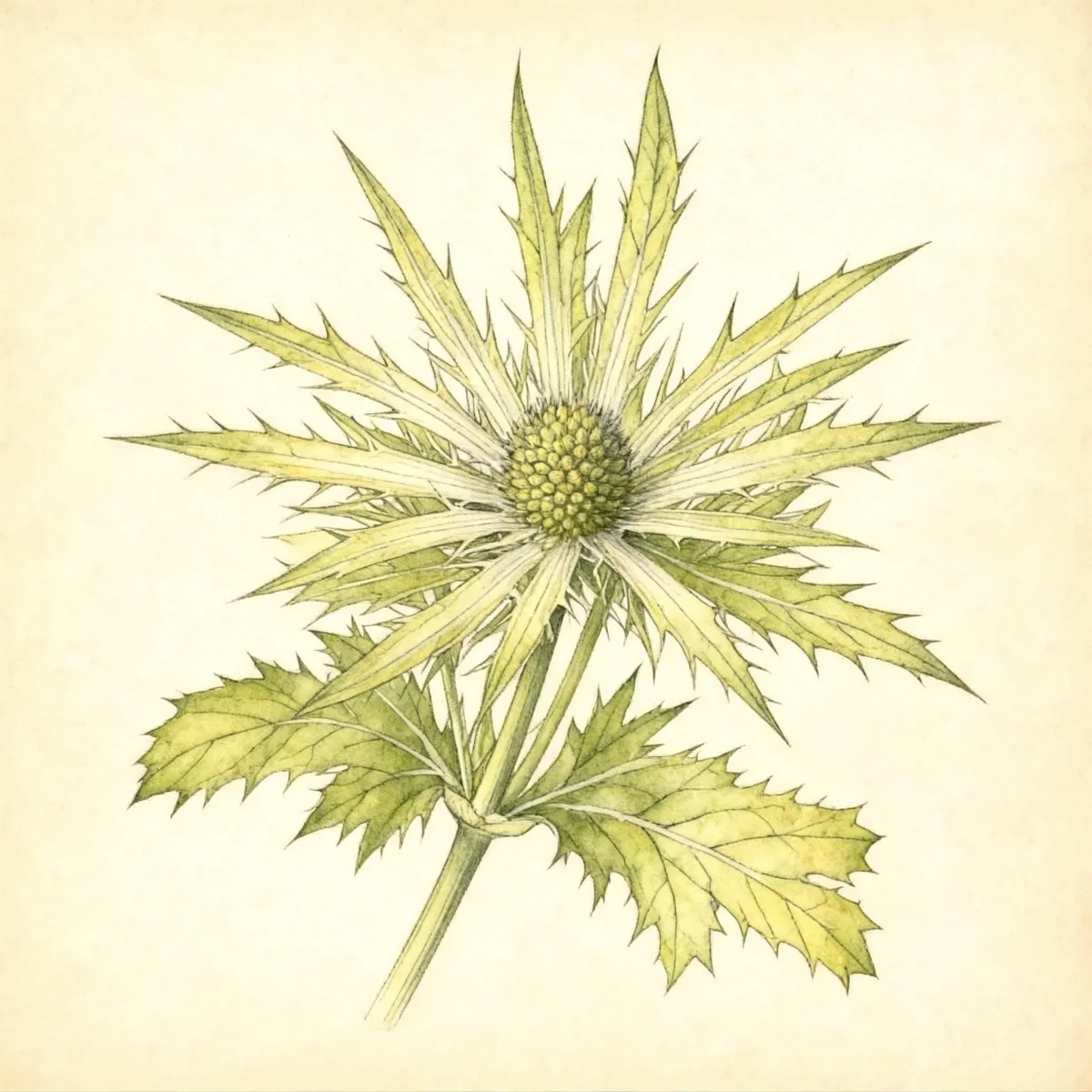 Sea holly (Eryngium 'Neptune's Gold')
