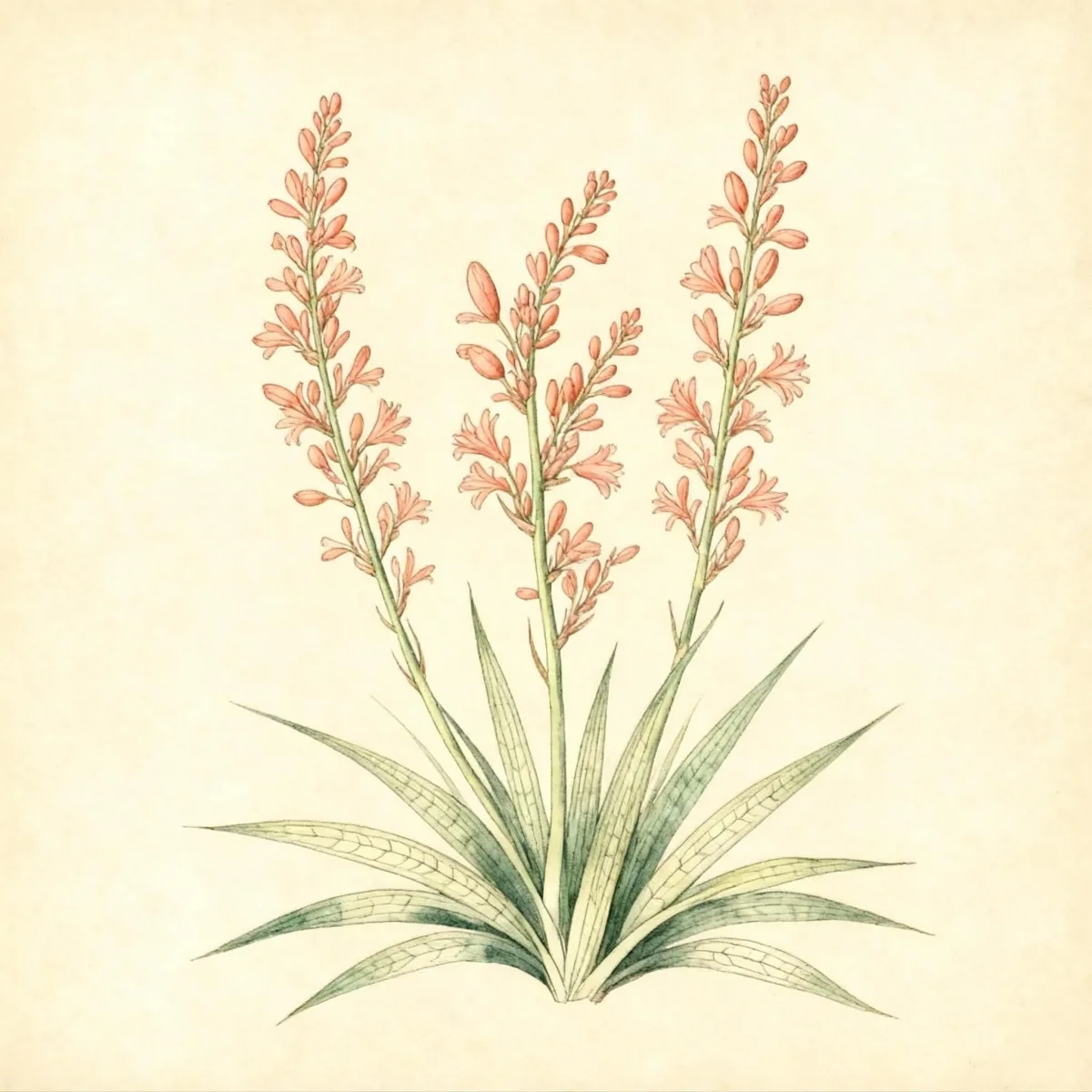 Redflower false yucca (Hesperaloe parviflora 'Coral Glow')