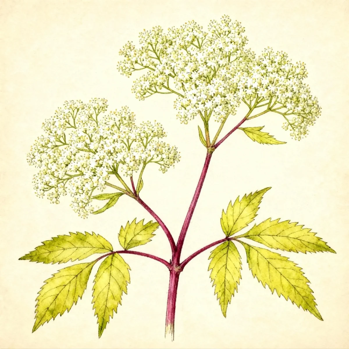 Elderberry (Sambucus racemosa 'Smnsrd4' LEMONY LACE)