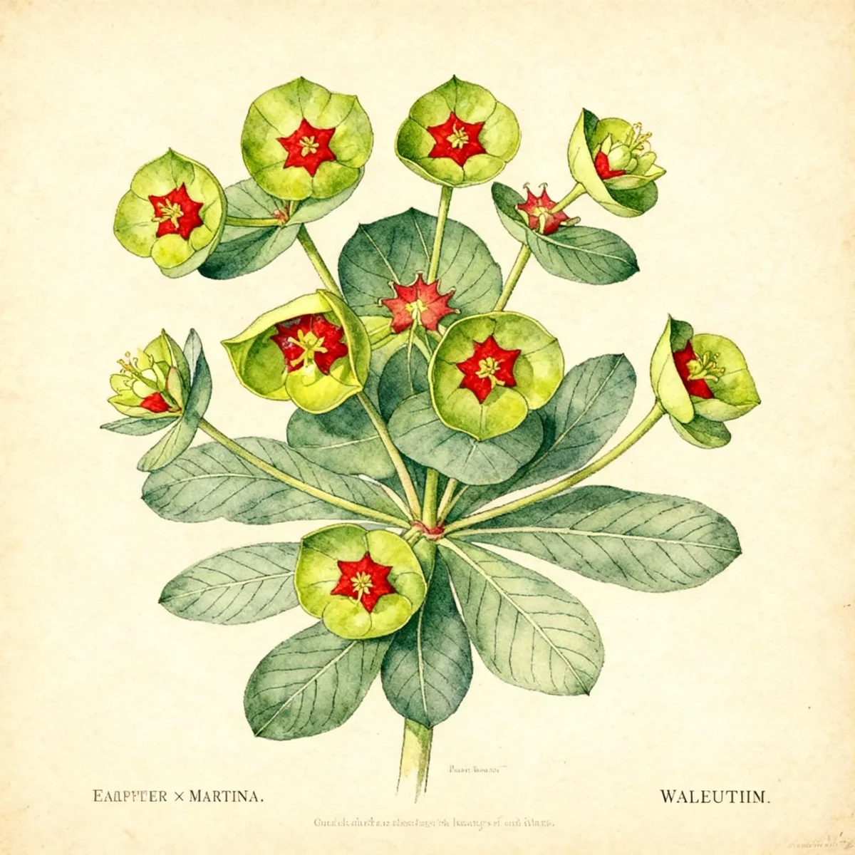 Martin's spurge (Euphorbia × martini 'Waleutiny' TINY TIM)