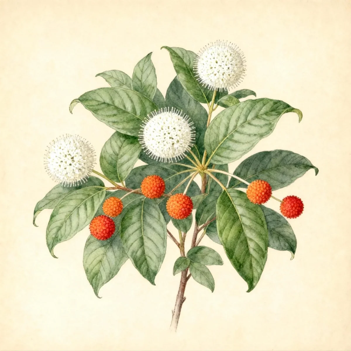 Buttonbush (Cephalanthus occidentalis 'SMCOSS' SUGAR SHACK)