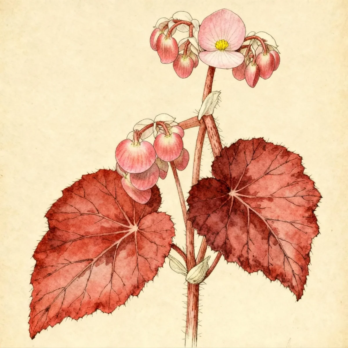Begonia (Begonia 'Solar Flare')