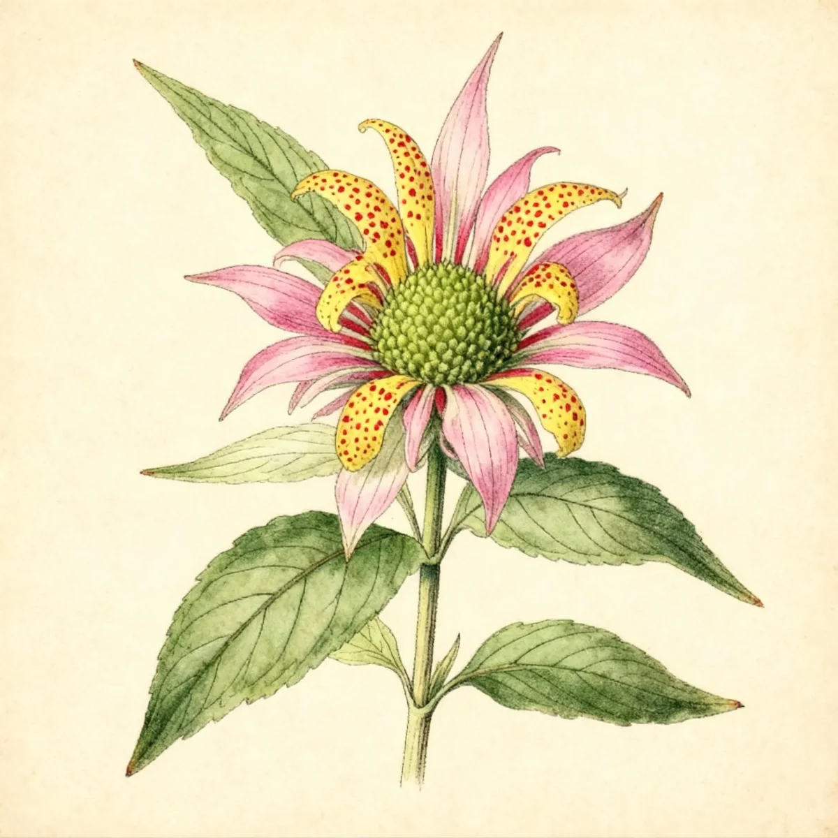 Dotted beebalm (Monarda punctata 'BeeBop')