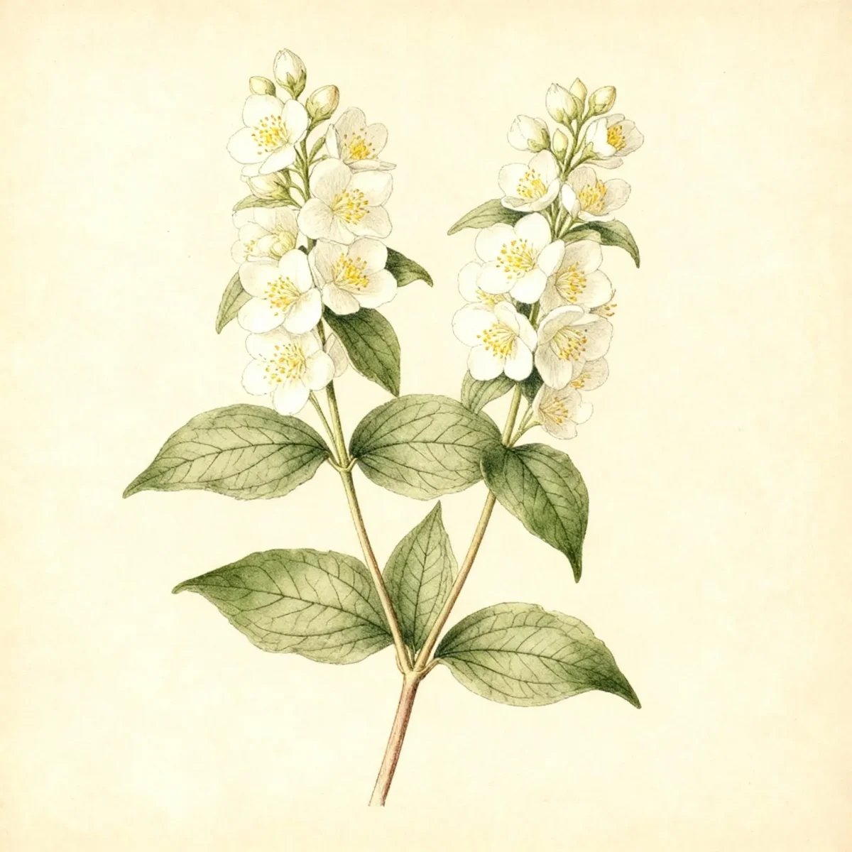 Mock orange (Philadelphus coronarius 'SMNPVG' ILLUMINATI TOWER)
