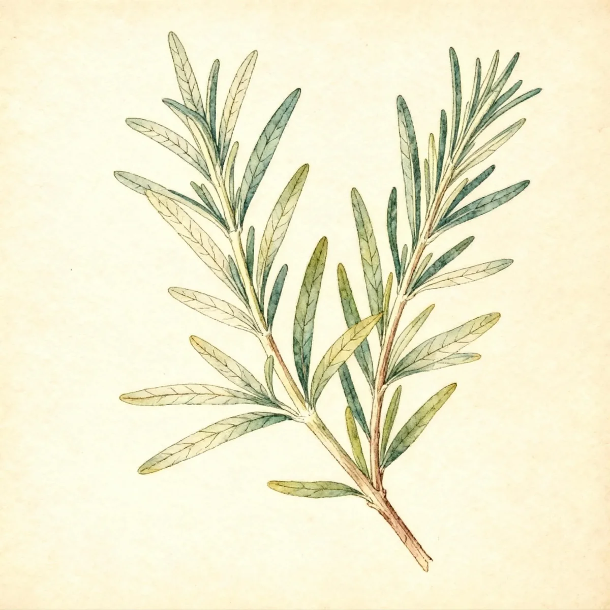 Rosemary (Salvia rosmarinus 'Blue Rain')