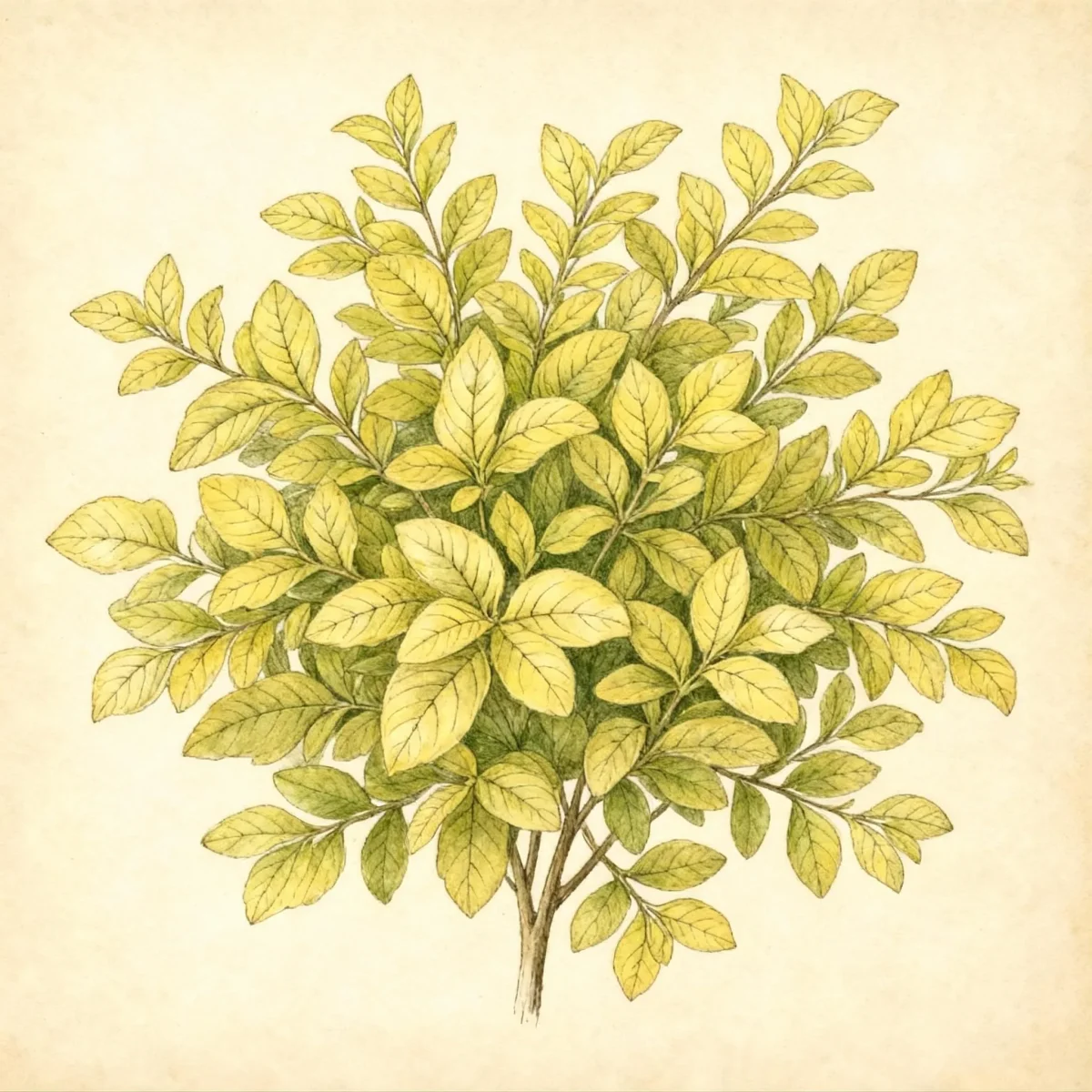 Pigeon berry (Duranta erecta 'Cuban Gold')