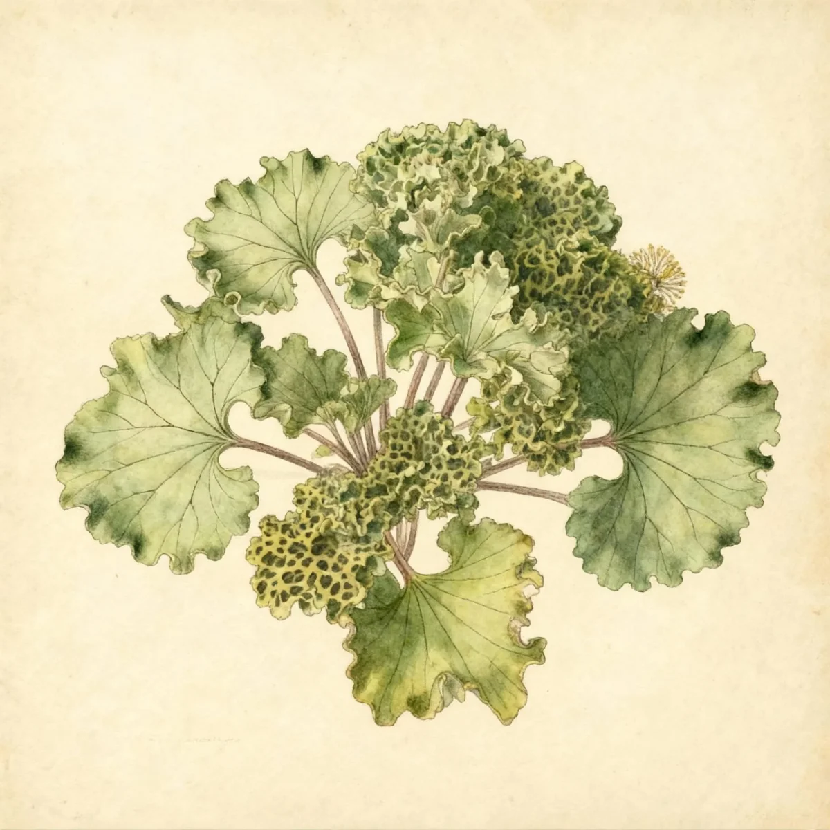 Leopard plant (Farfugium japonicum 'Wavy Gravy')