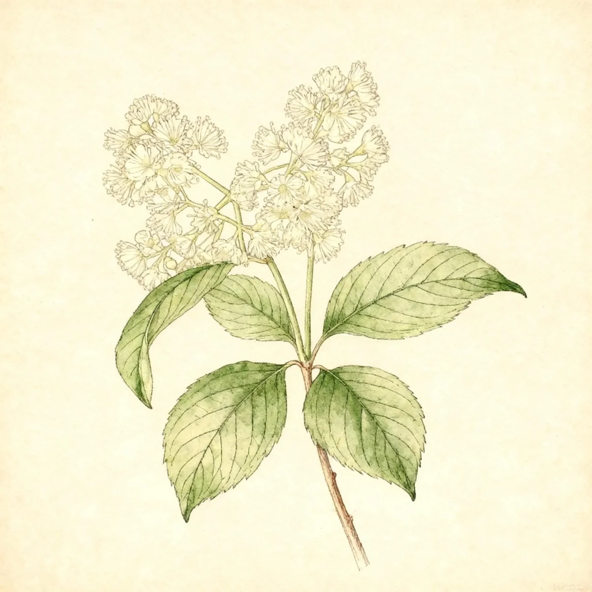 Climbing hydrangea (Hydrangea barbara)