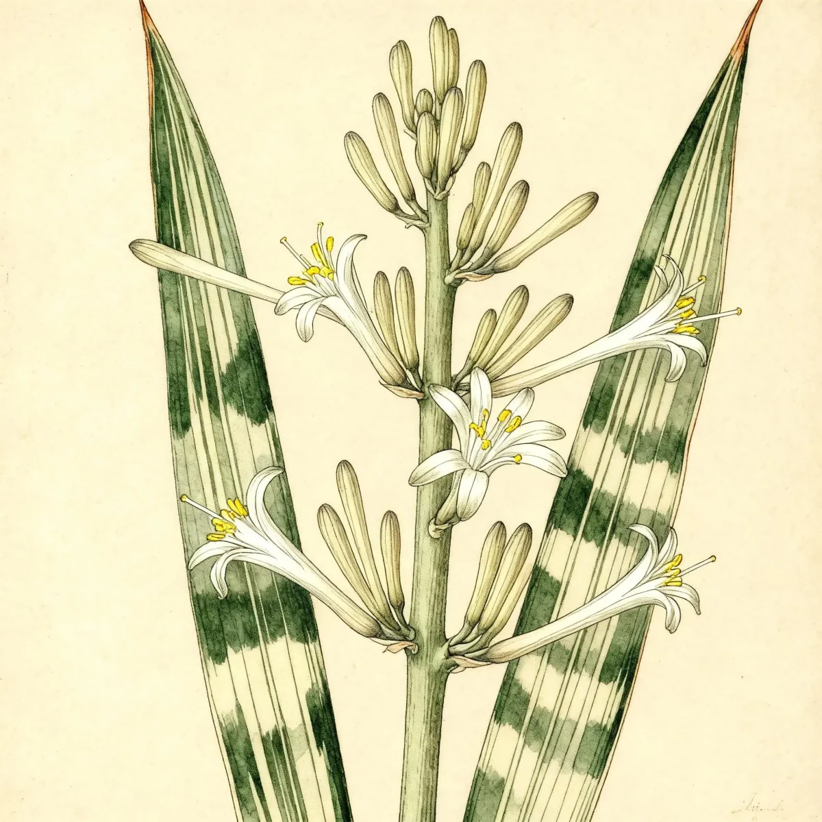 Bowstring hemp (Dracaena 'Starfish')